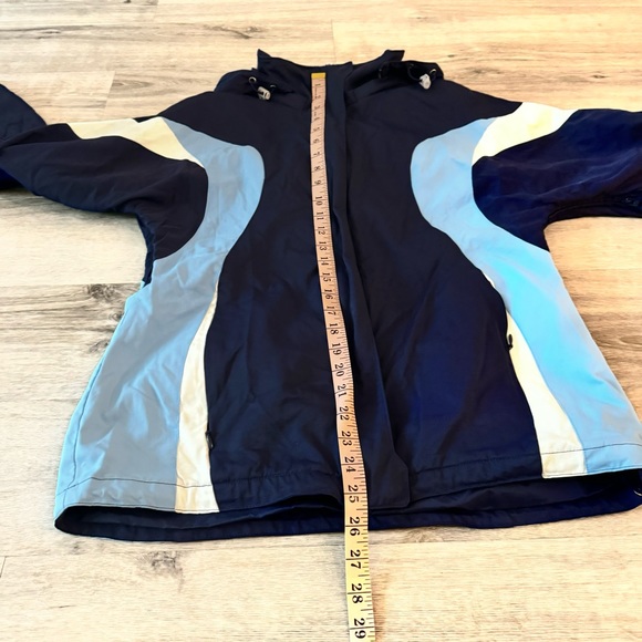 Vintage Authentic Alpine Design Navy and Light blue women’s Jacket - Picture 8 of 11